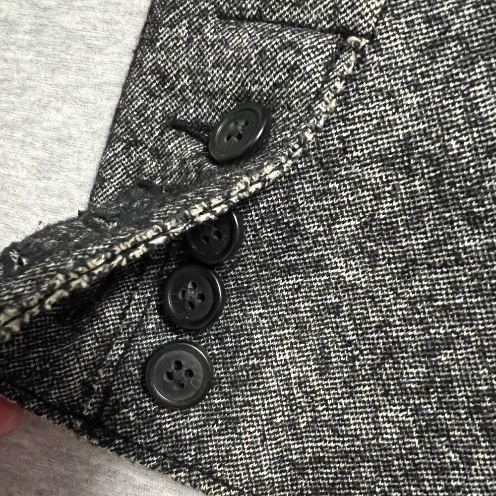 J Crew Jacket Womens 2 Marled Thandie Double Breasted Academia Blazer Tailor Y2K - Picture 9 of 16